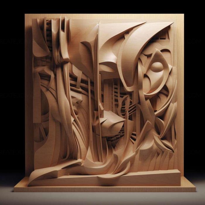 نموذج ثلاثي الأبعاد لآلة CNC 3D Art 